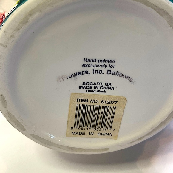 PREOWNED FLORAL PORCELAIN 3D HAND PAINTED FLOWER TEAPOT SMALL IMPERFECTIONS - Picture 12 of 12